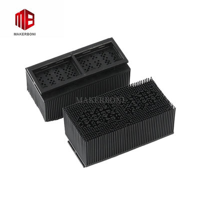 สีดํา 100*50*42 มิลลิเมตร สูงและปกติ ไนลอน bristle bricks ชิ้นส่วนเครื่องตัดสําหรับ YIN Auto Cutter
